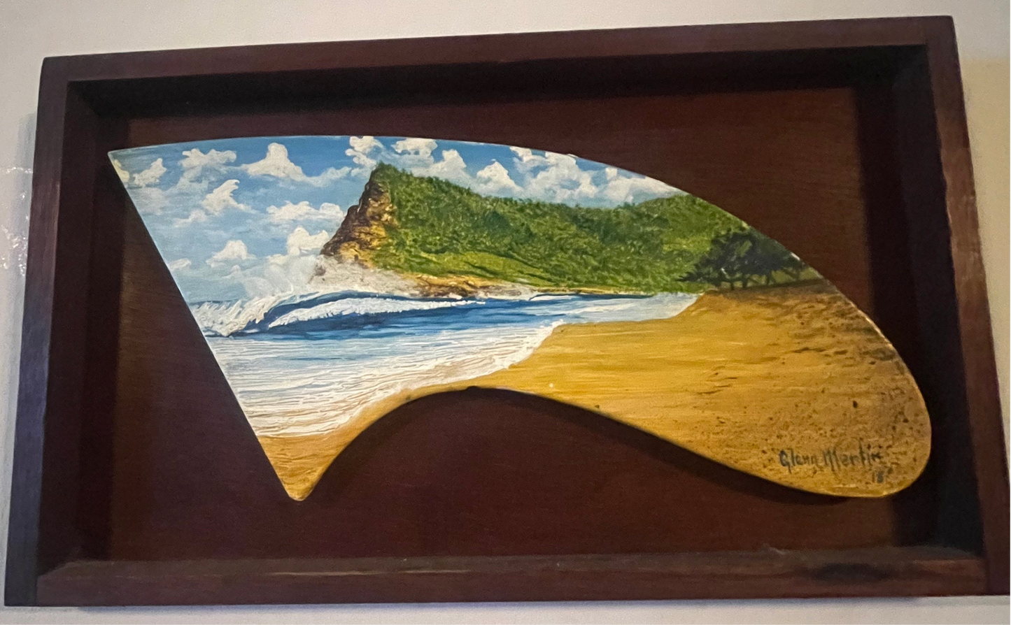 Hand Painted Surf Fin