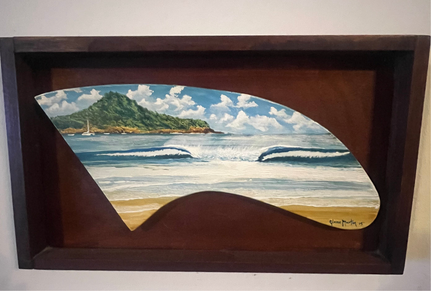 Hand Painted Surf Fin