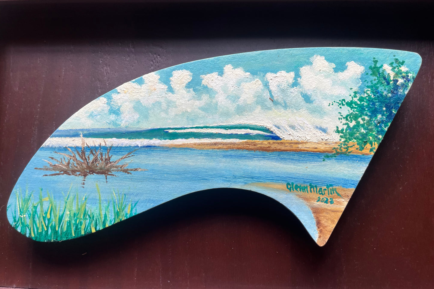 Hand Painted Surf Fin