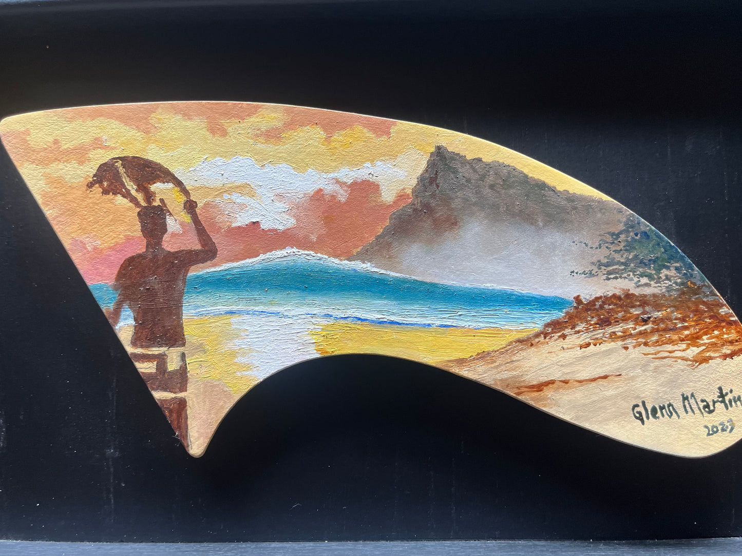 Hand Painted Surf Fin