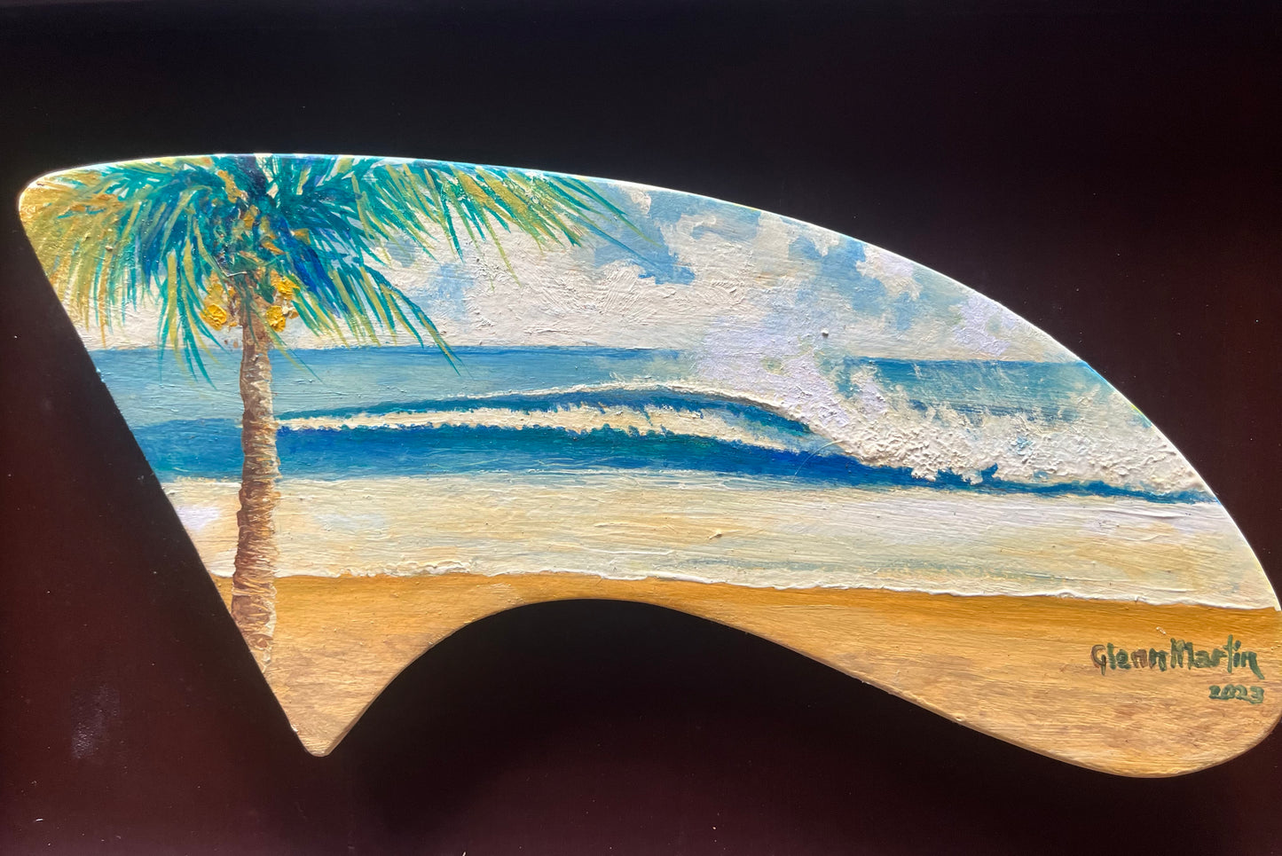 Hand Painted Surf Fin