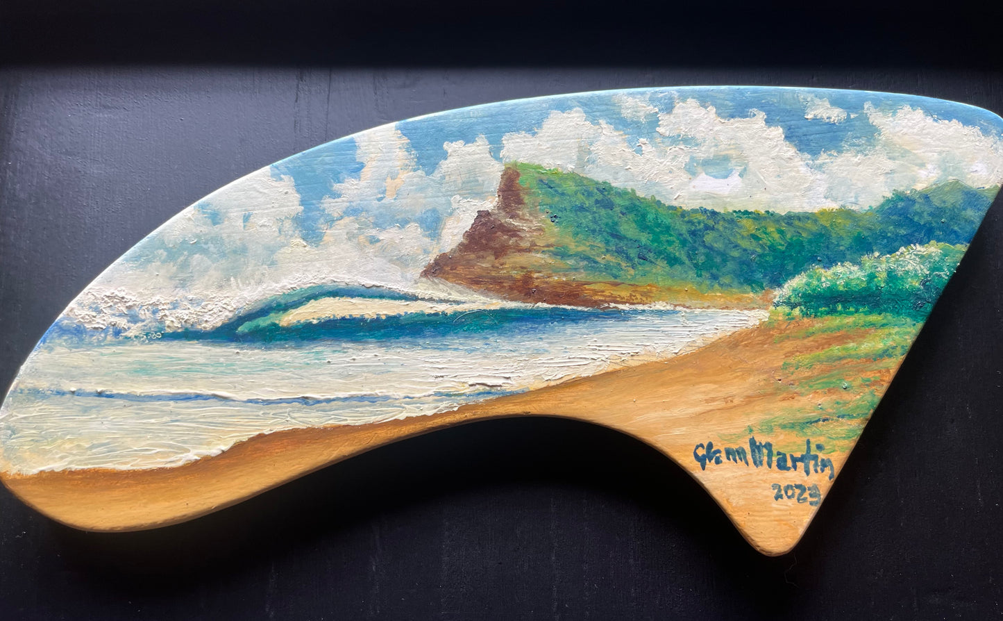 Hand Painted Surf Fin