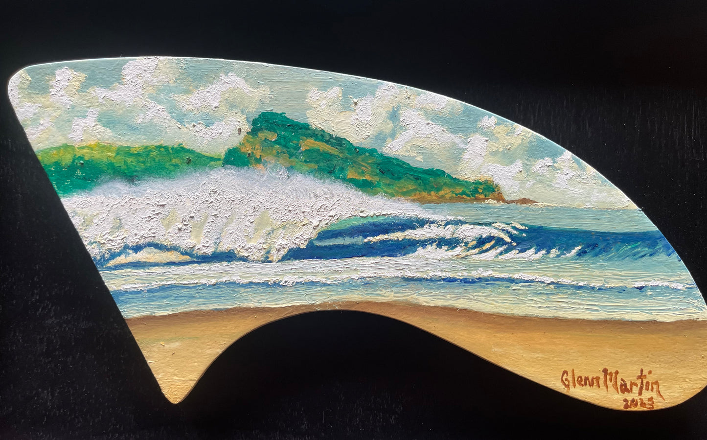 Hand Painted Surf Fin