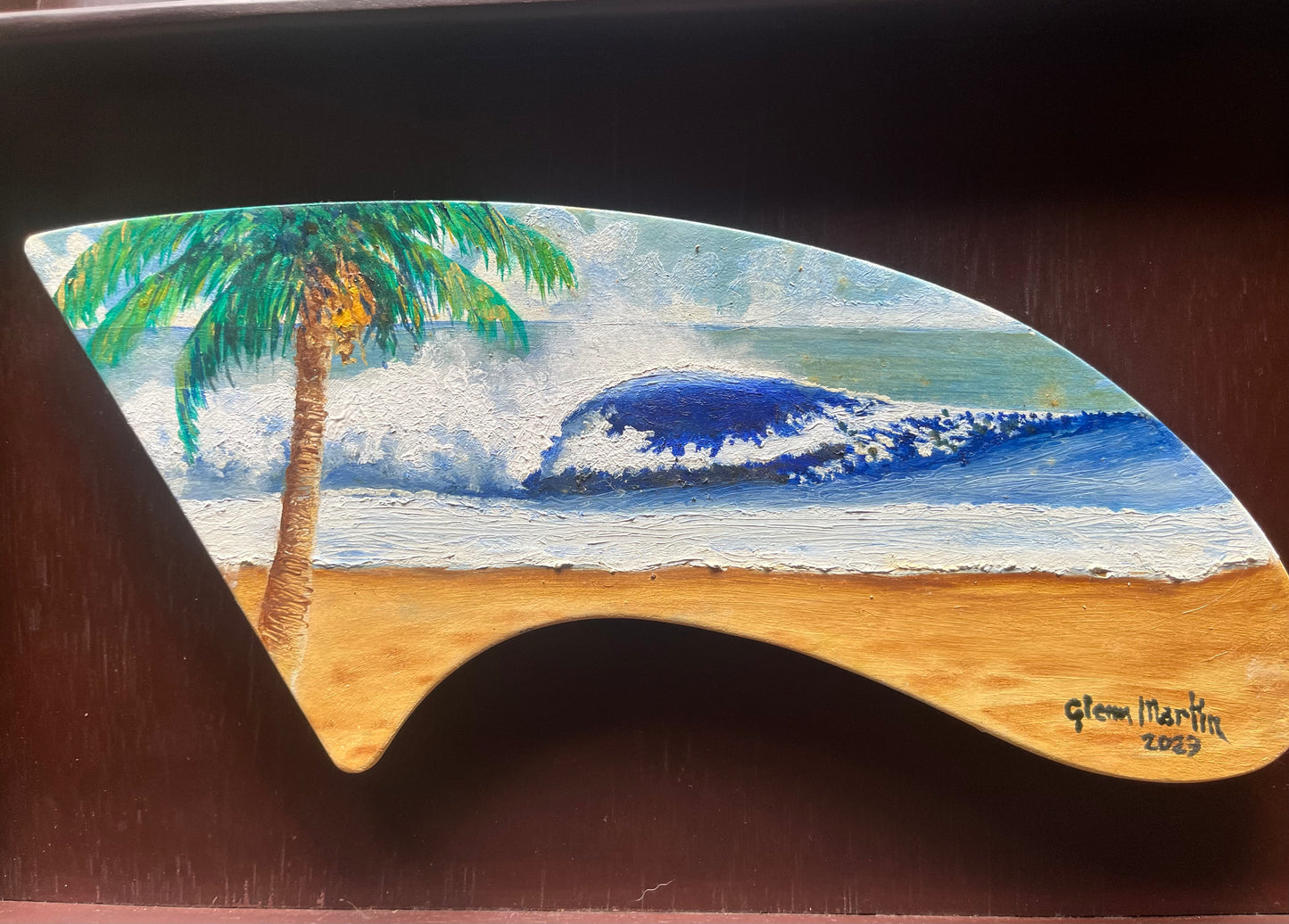 Hand Painted Surf Fin