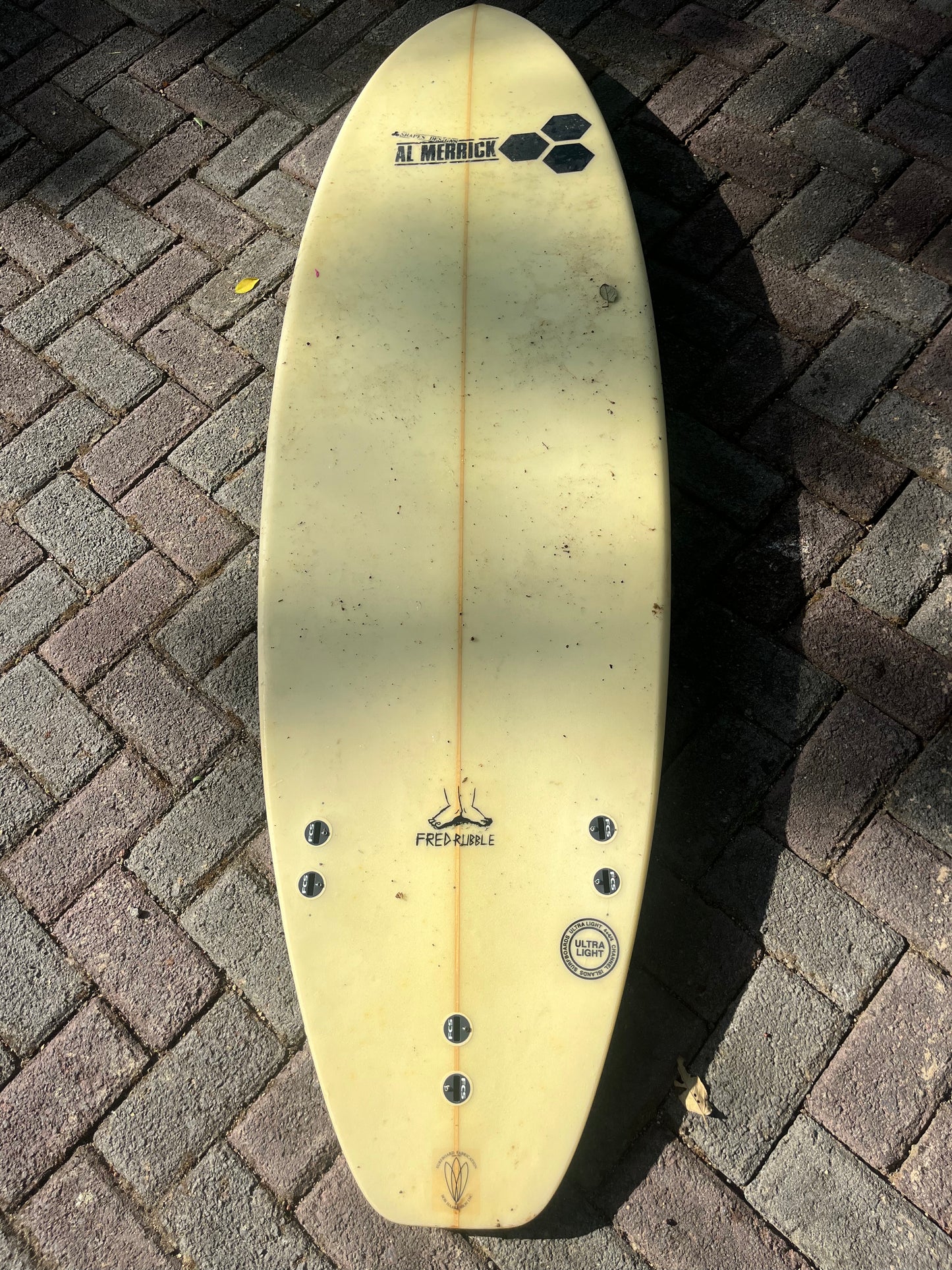 Channel Islands 6’2” used surfboard one day Rental