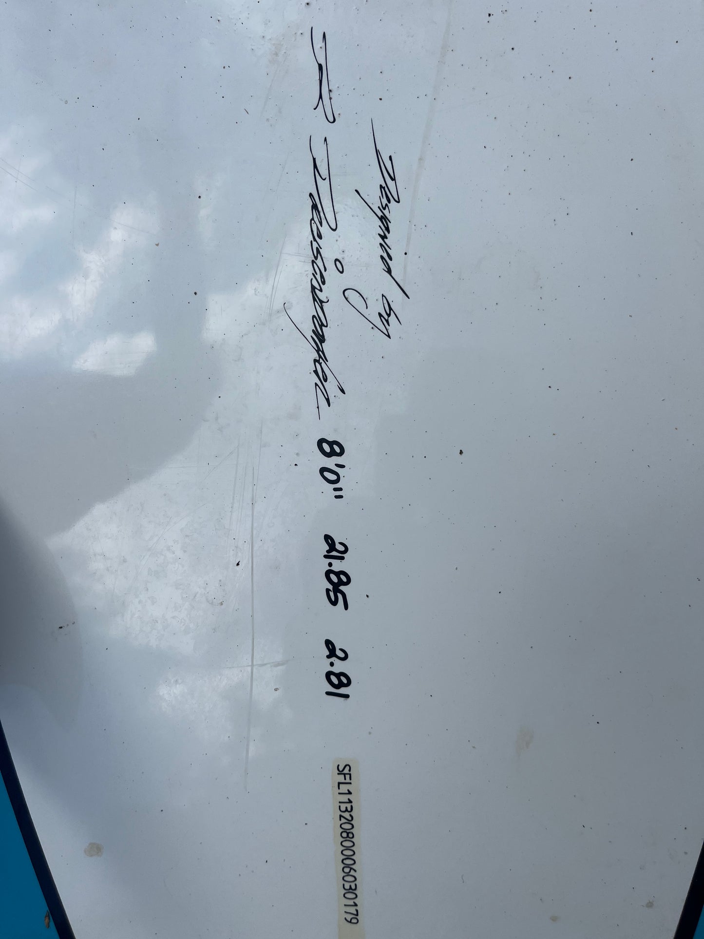 Rusty Epoxy 8’0” used surfboard